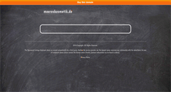 Desktop Screenshot of meereskosmetik.de