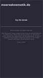 Mobile Screenshot of meereskosmetik.de